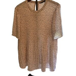 Adrianna Papell Floral Patterned Blouse